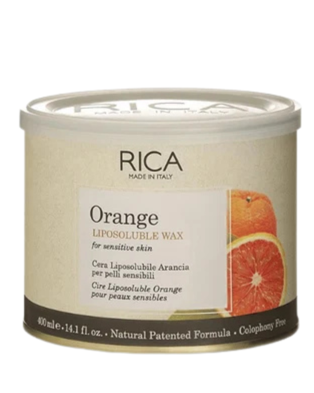 RICA Orange Wax For Sensitive Skin Liposoluble Wax - 400 Ml