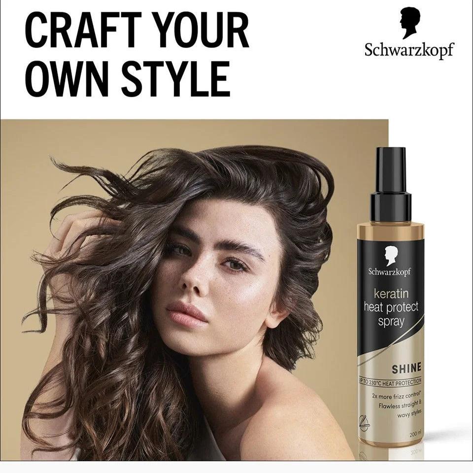 Schwarzkopf Keratin Heat Protection Hair Spray 200 Ml