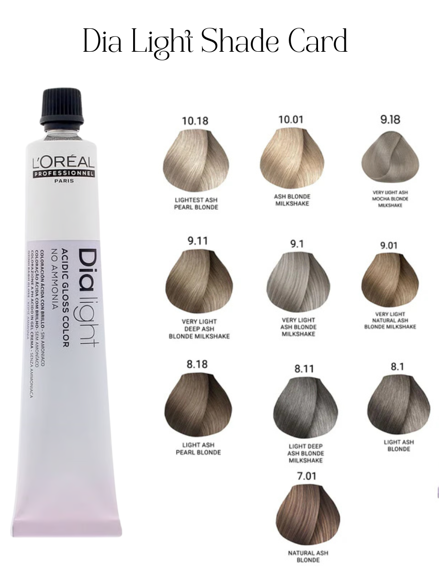 Loreal Dia Light 8.11 Light Deep Ash Blonde Milkshake Hair Color - 60 Ml