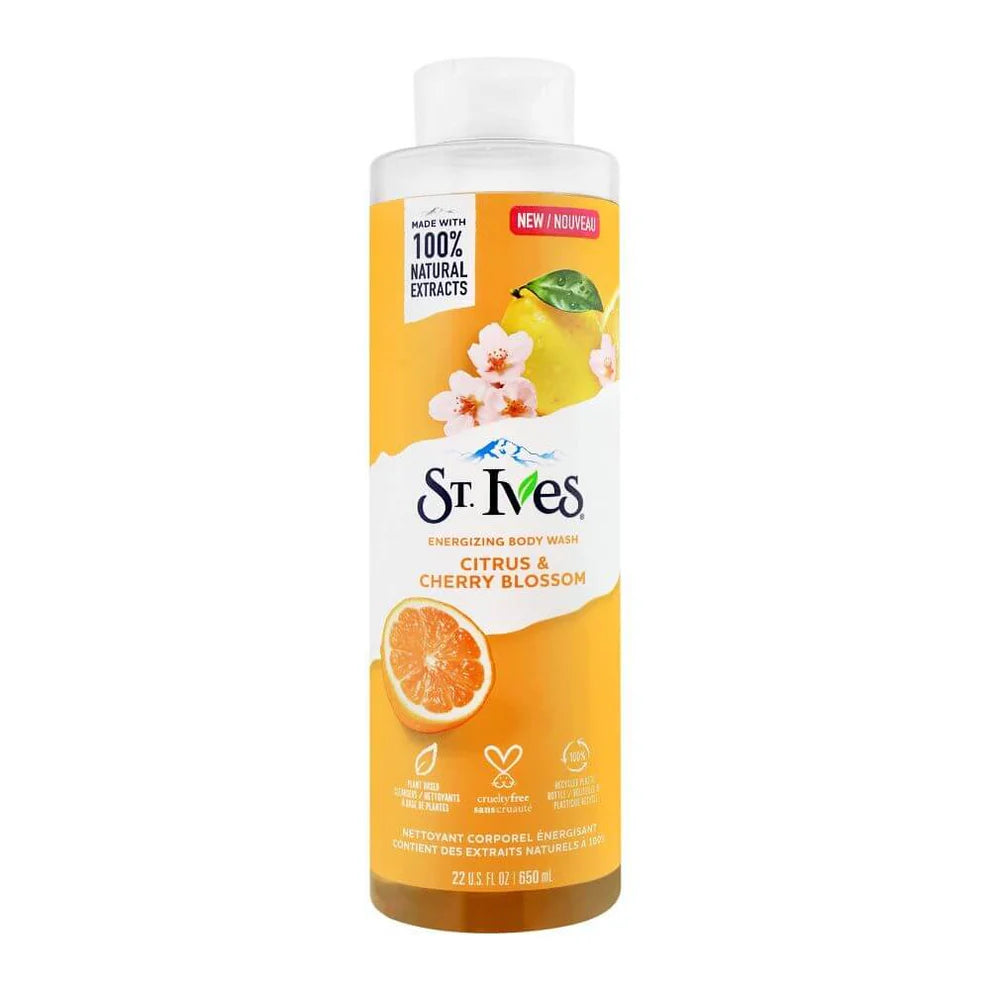 St. Ives Citrus & Cherry Blossom Body Wash  650Ml