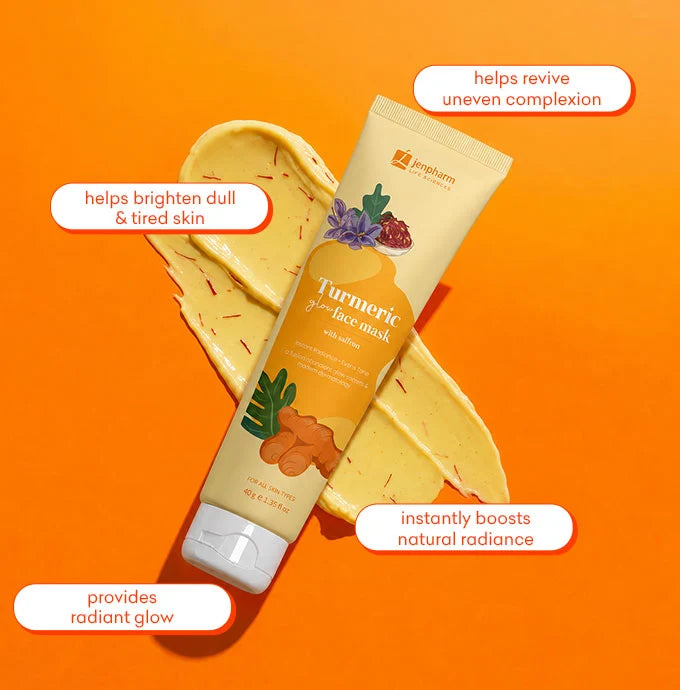 Jenpharm Turmeric Glow Face Mask - 40g