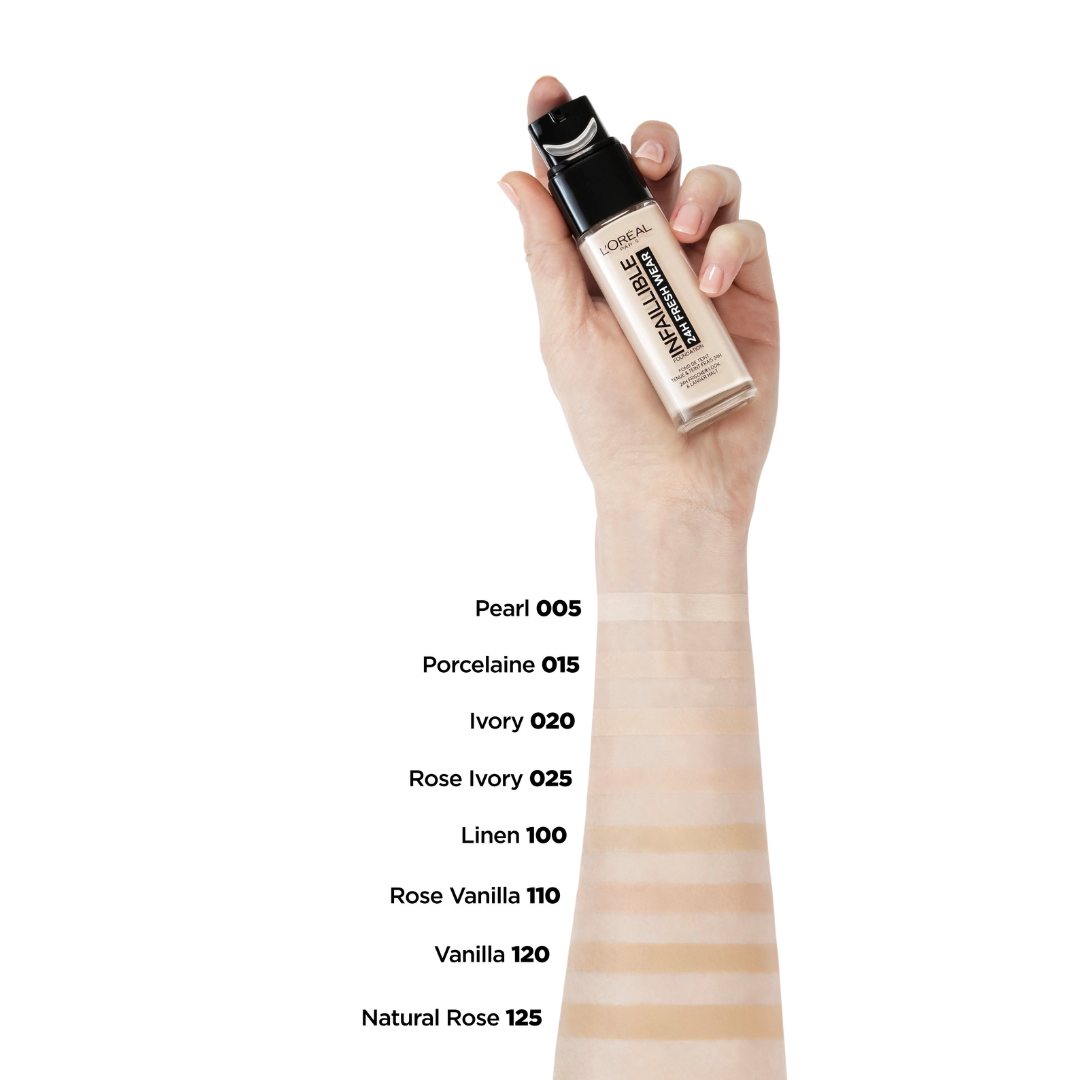 Loreal Infallible 24H Fresh Wear Foundation 145 Rose Beige