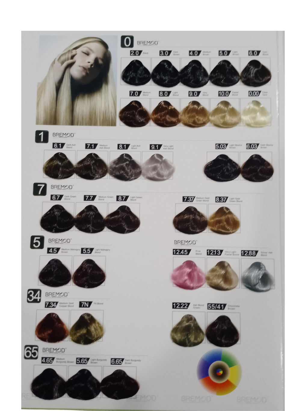 Bremod 0.33 Gold Hair Color Cream