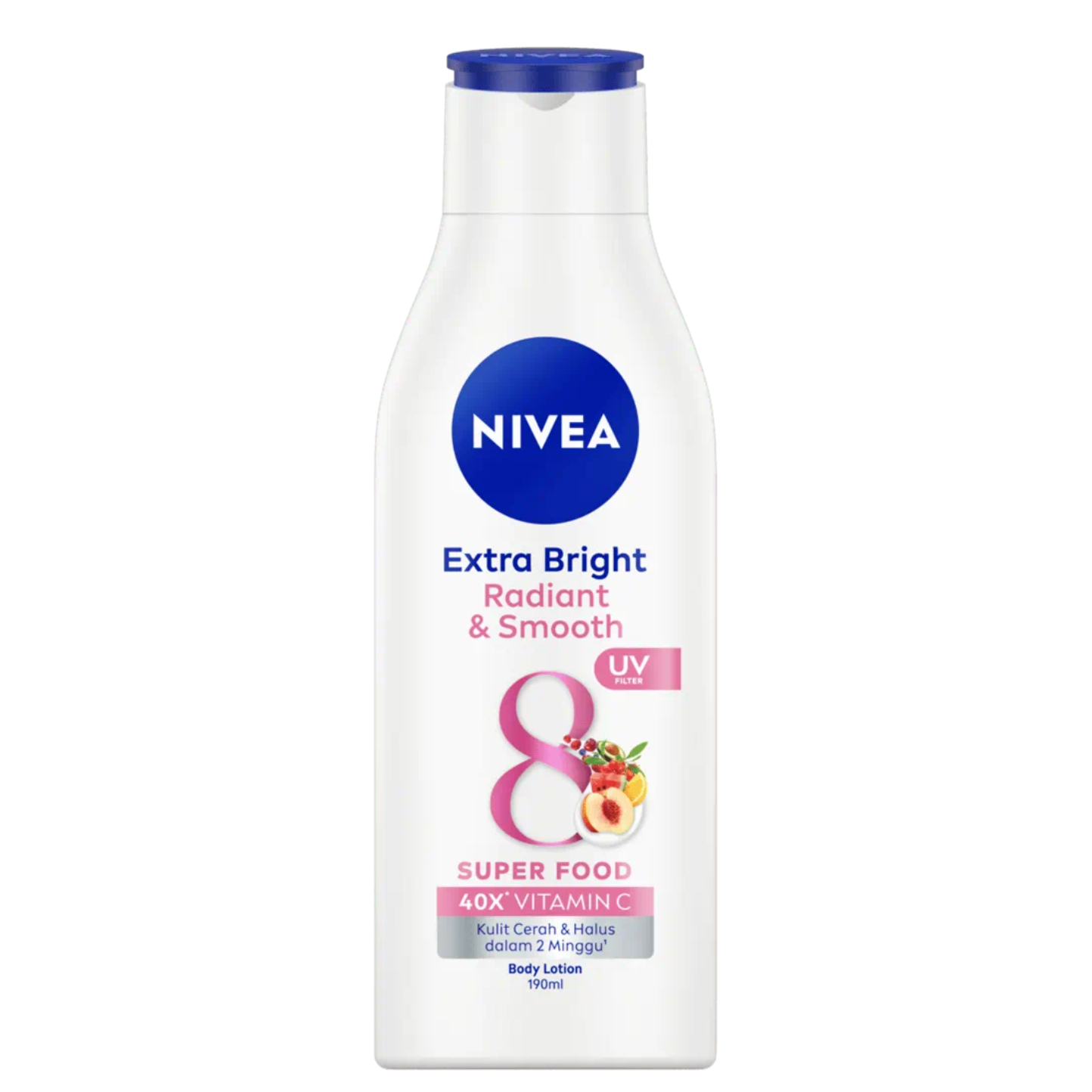 Nivea Extra Bright Radiant & Smooth 8 Super food Lotion 190 Ml