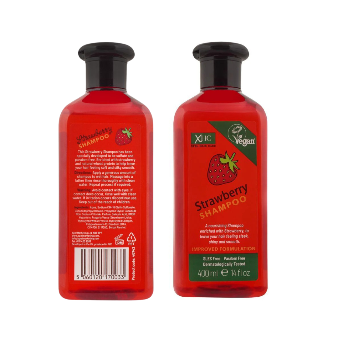 XHC Strawberry Nourishing Shampoo - 400 Ml
