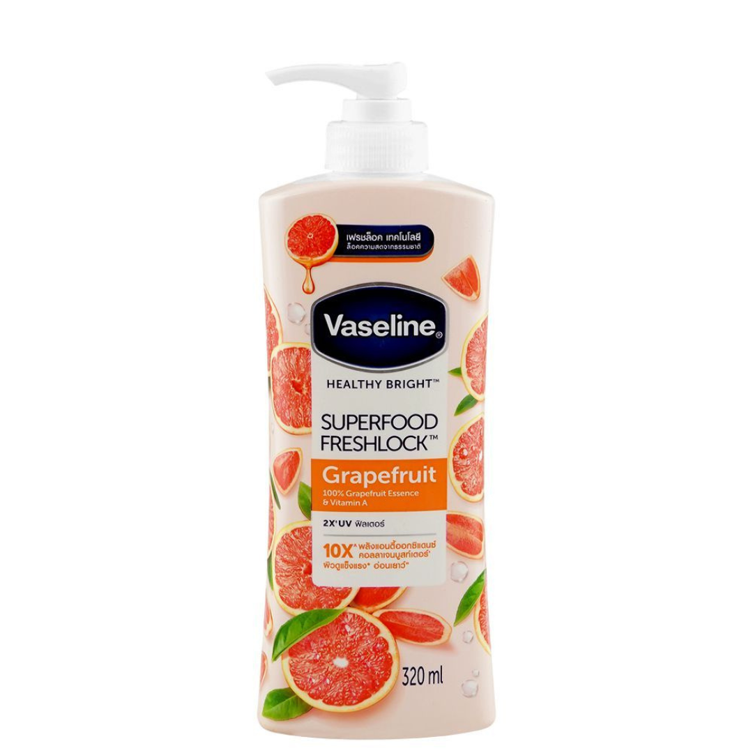 Vaseline Super Food Fresh Lock Grapefruit Lotion 320 Ml