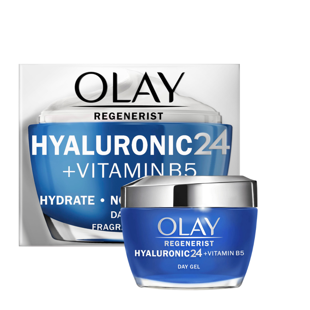 Olay Hyaluronic 24 + Vitamin B5 Day Gel Fragrance Free Cream 50 Ml