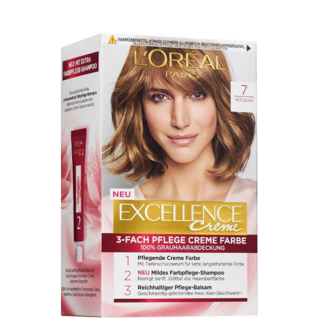 LOreal Excellence Permanent Hair Color 7 Blonde