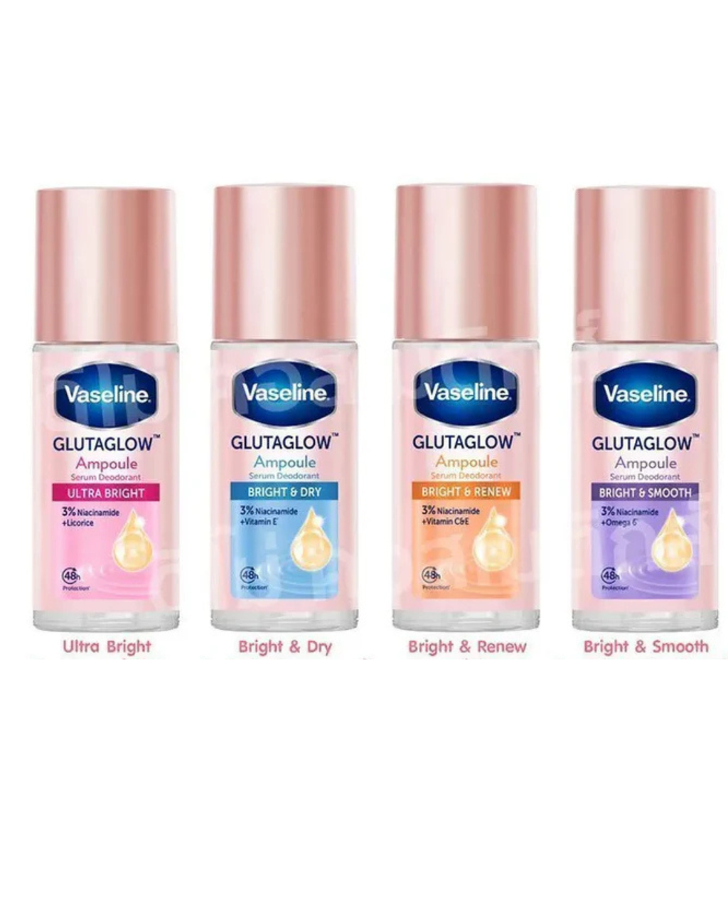 Vaseline Glutaglow Ampoule Bright And Dry Vita Deodorant - 45 Ml