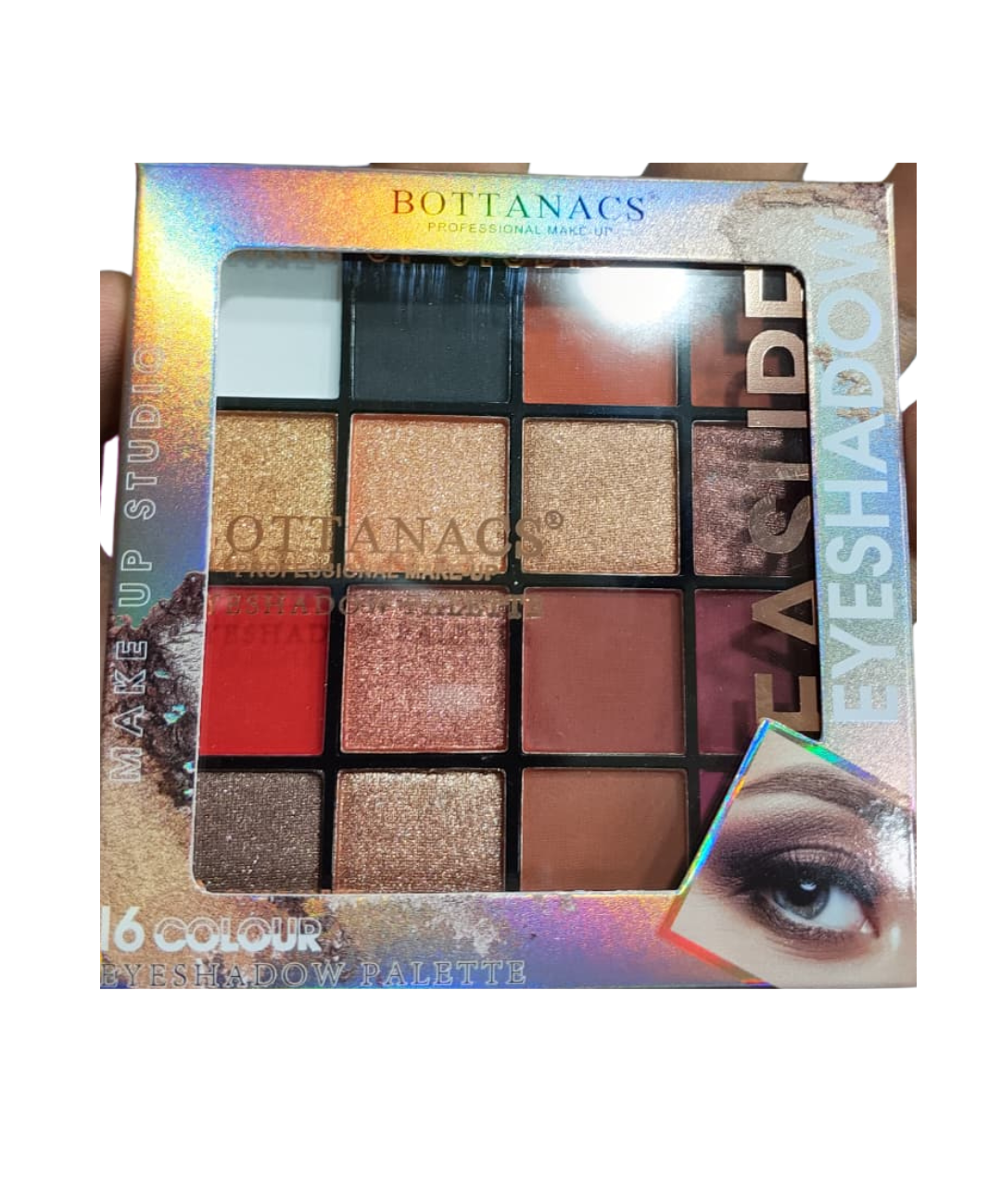 Bottanacs 16 Color Eye Shadow Palette Highlither Shades