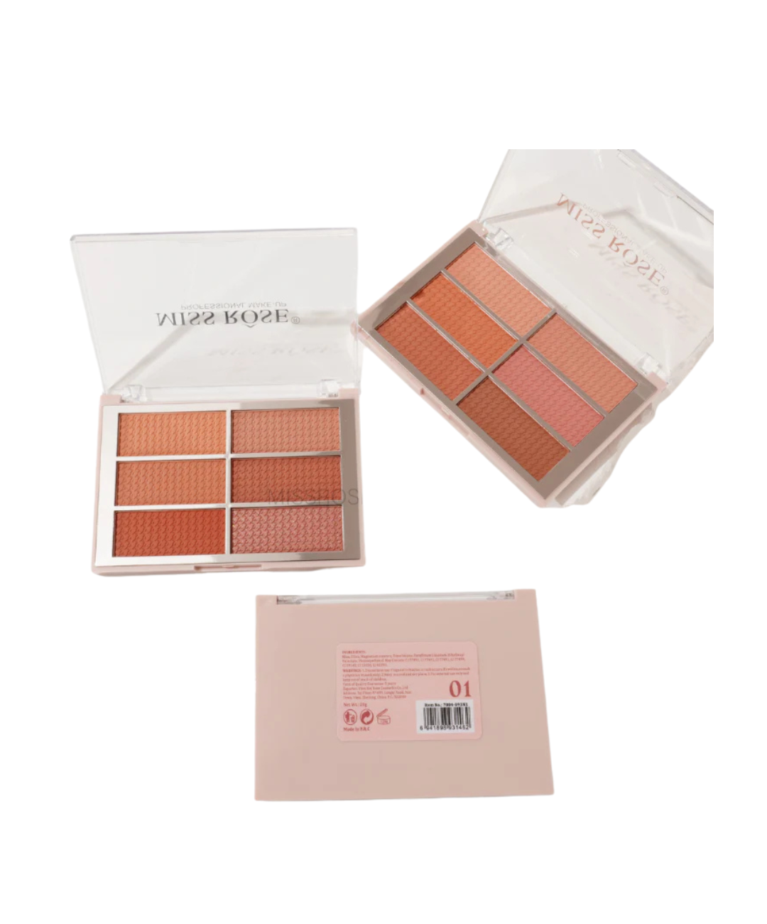 Miss Rose Rubik's Cube Matte Blusher 6 Colors