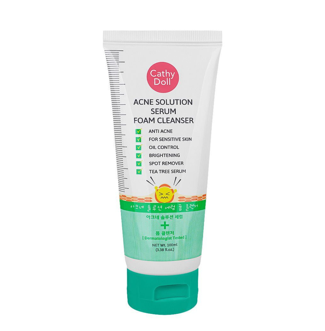 Cathy Doll Acne Solution Foam Cleanser - 150 Ml
