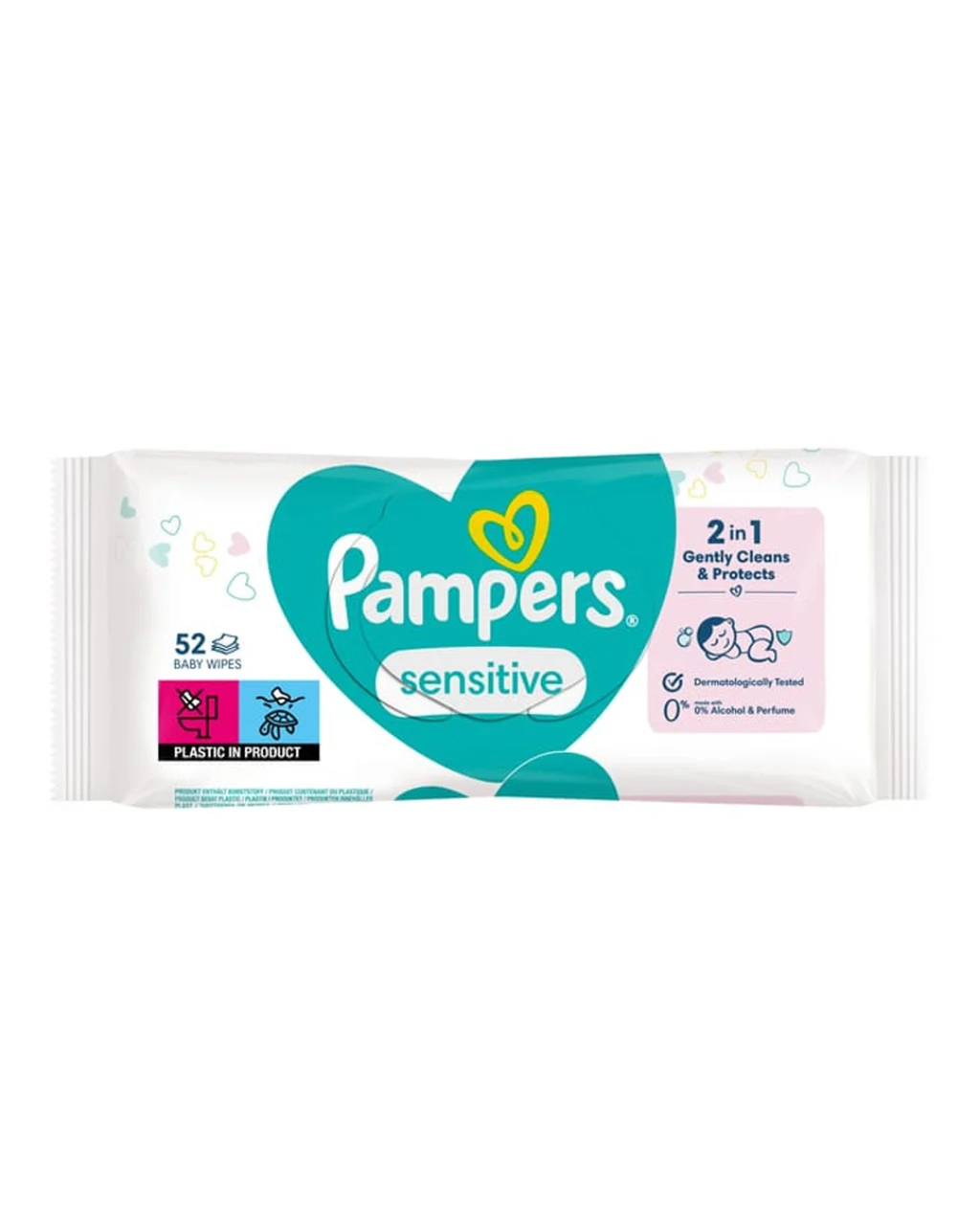 Pampers Sensitive - Baby Wipes 52 Wipes