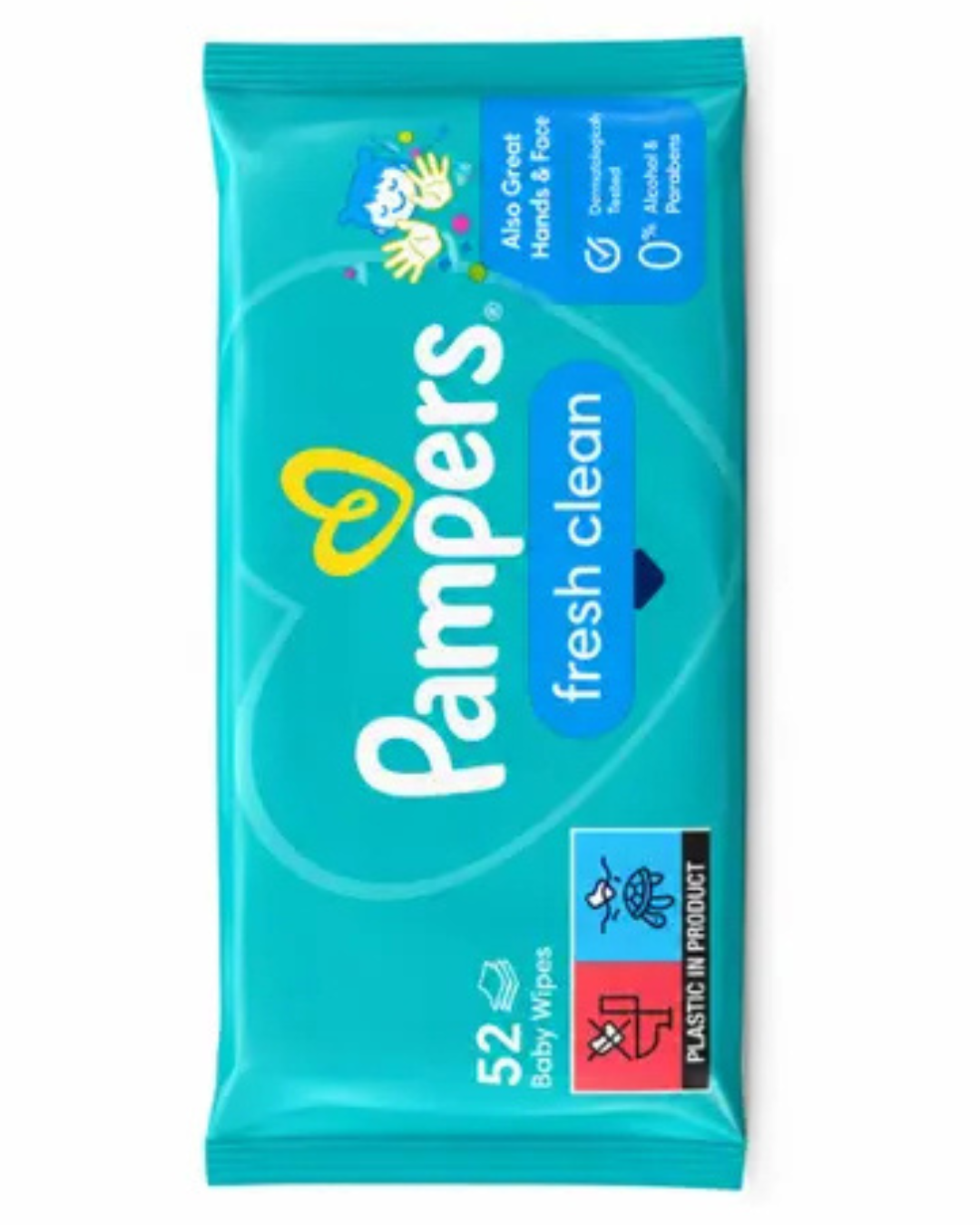 Pampers - Fresh Clean Baby Wipes - 52 Wipes