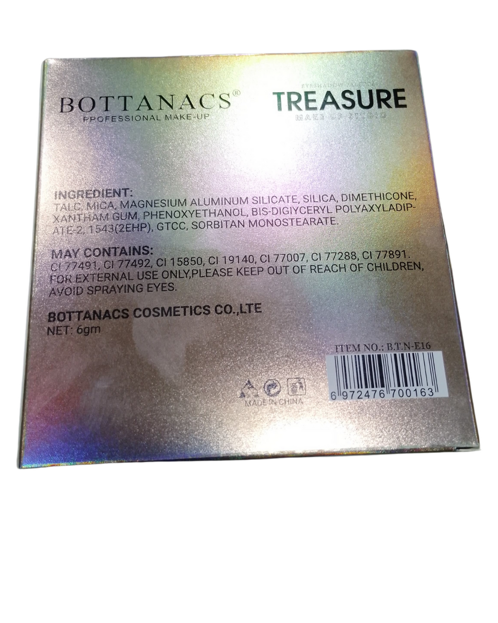 Bottanacs 16 Colour Eye Shadow