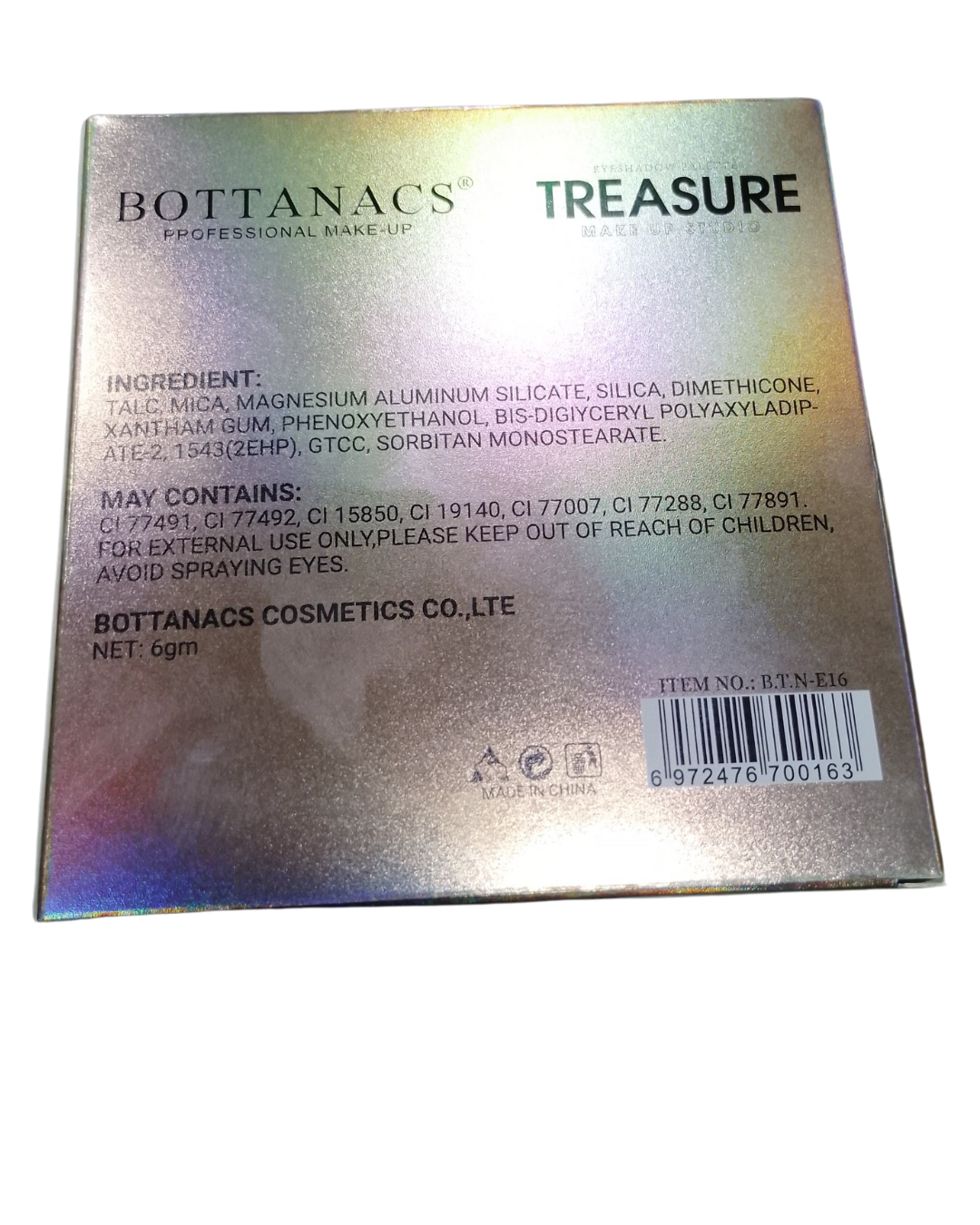Bottanacs 16 Colour Eye Shadow