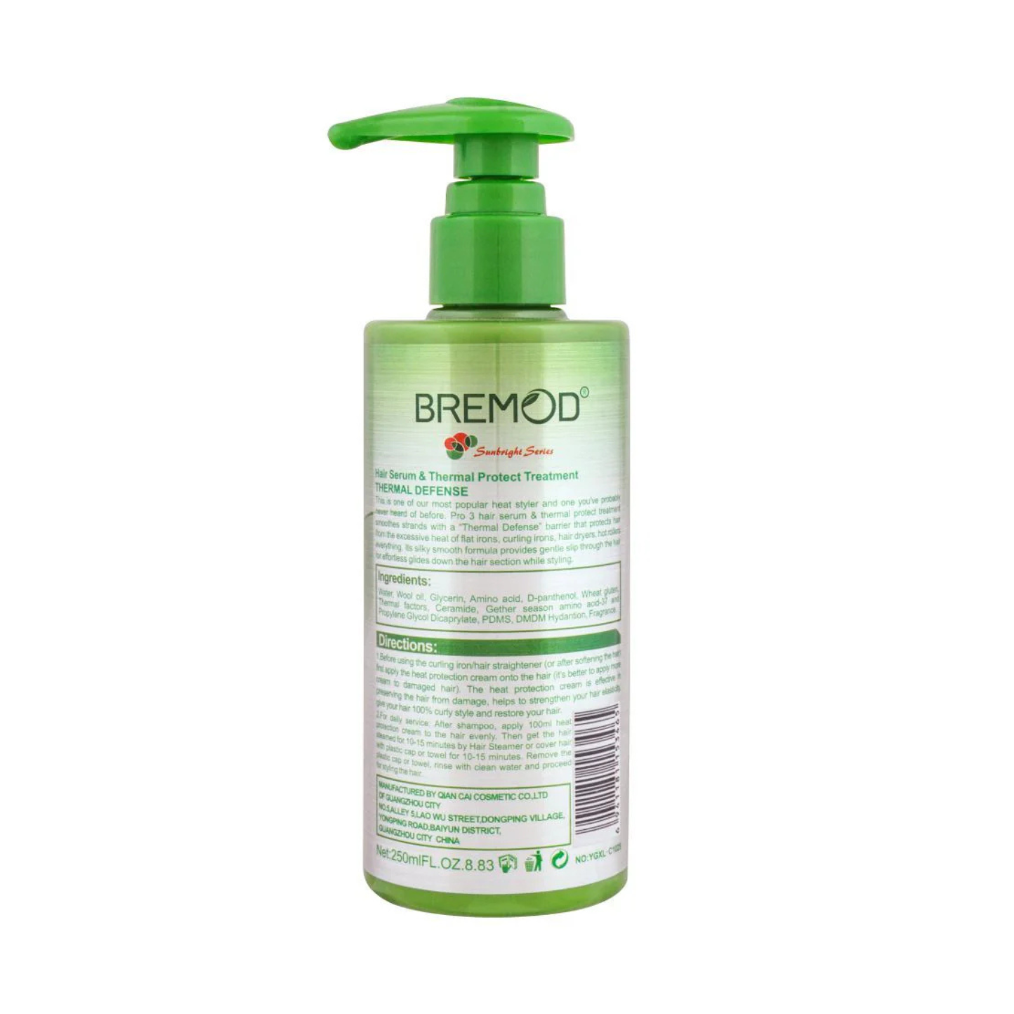 Bremod 2 in 1 Serum and Heat Protector 250 Ml