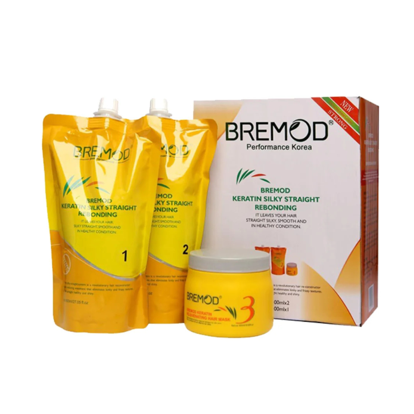 Bremod Keratin Rebonding Kit - 800 Ml