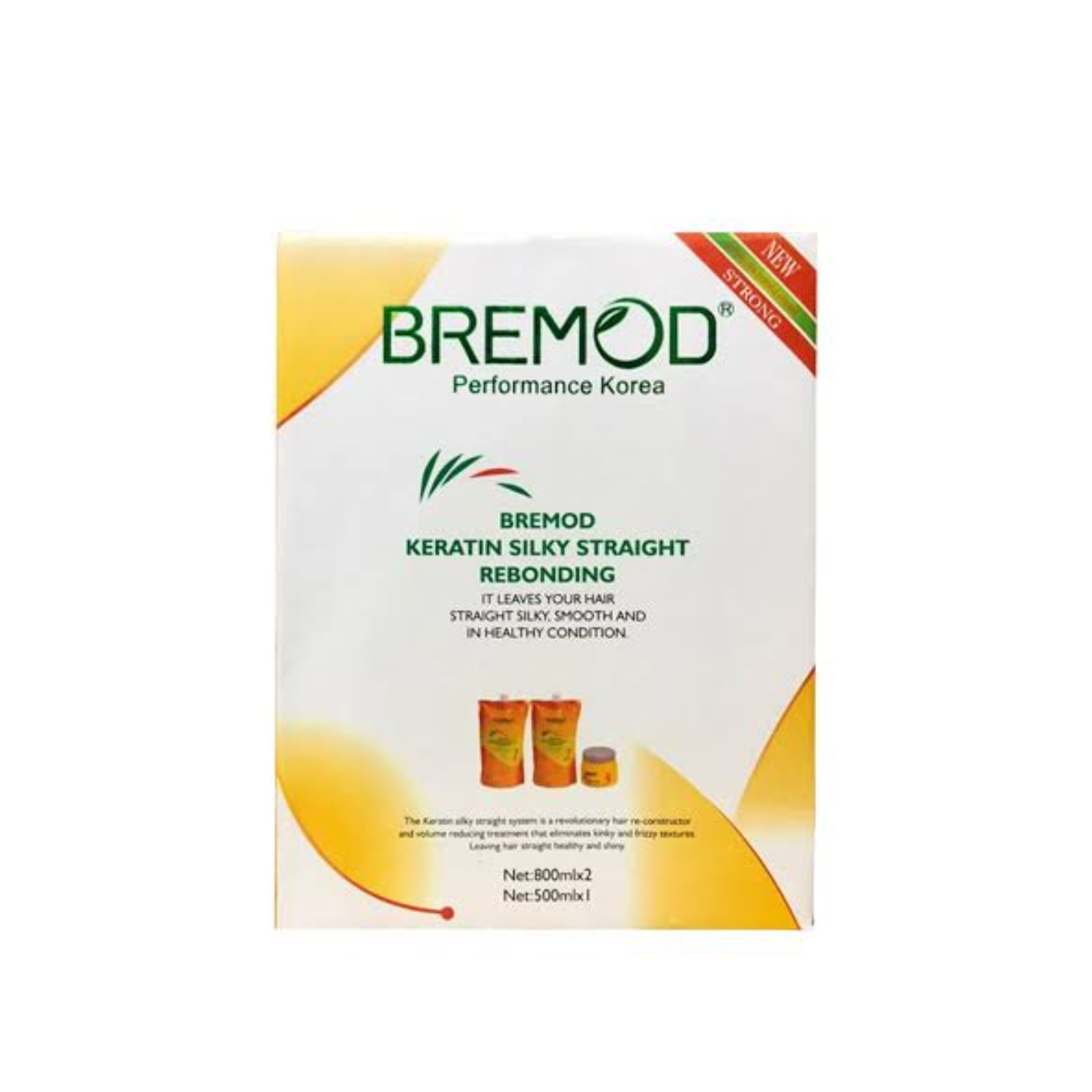 Bremod Keratin Rebonding Kit - 800 Ml