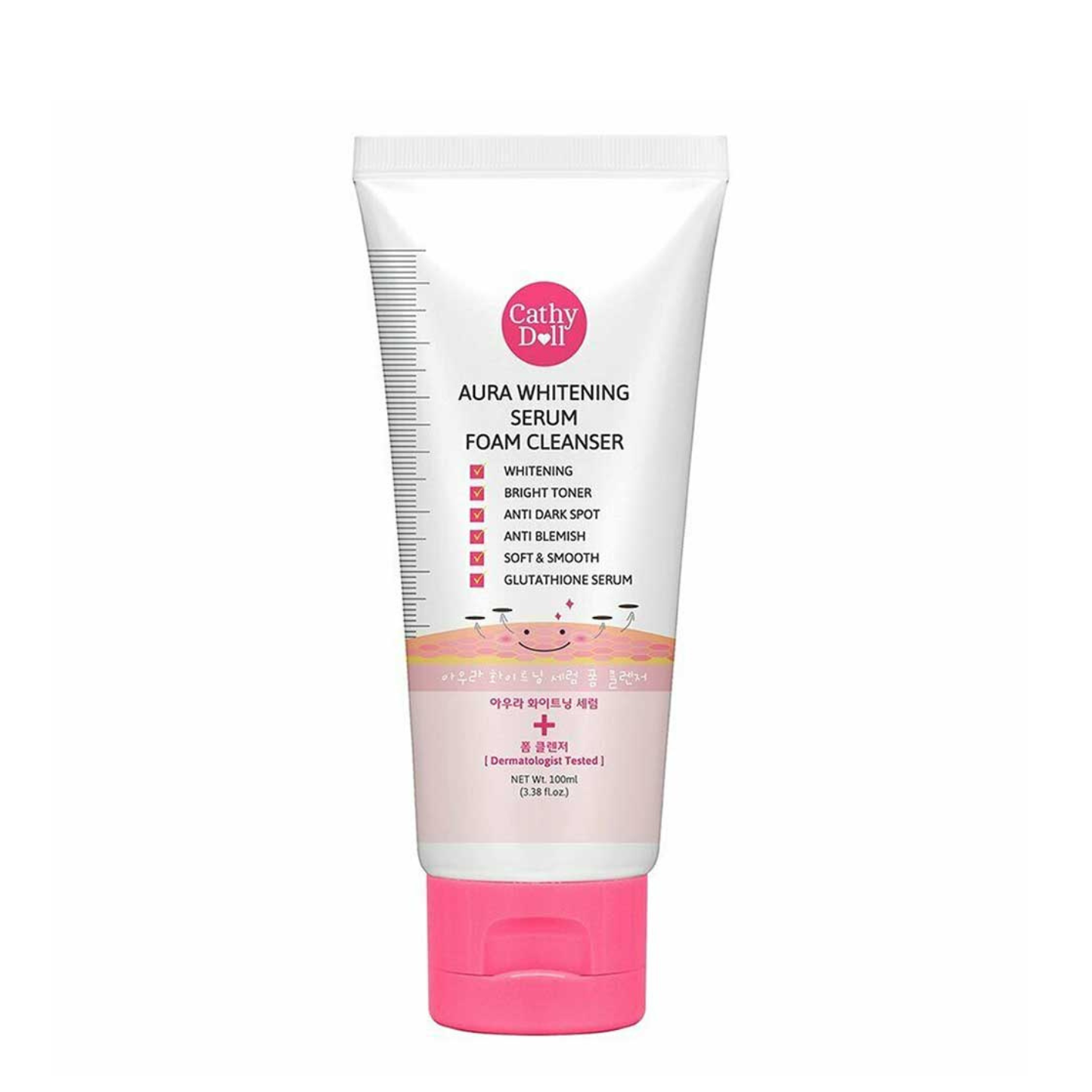 Cathy Doll Aura Whitening Foam Cleanser - 100 Ml