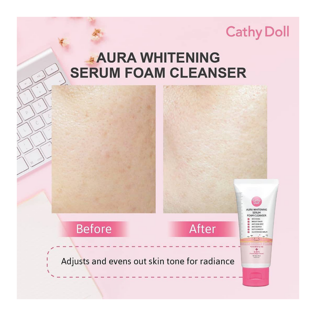 Cathy Doll Aura Whitening Foam Cleanser - 100 Ml