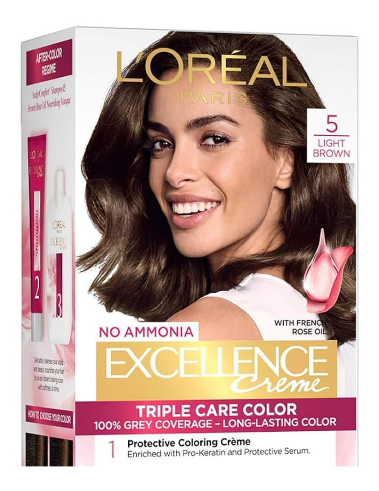 LOreal Excellence Permanent Hair Color 5 Light Brown