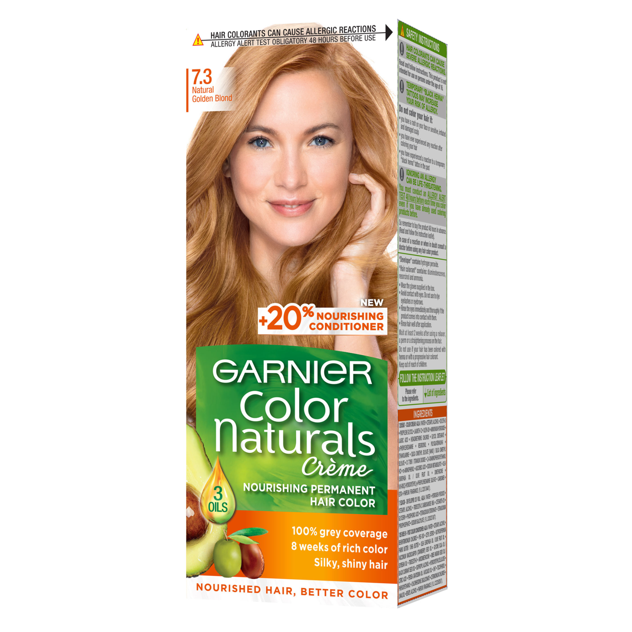 Garnier Hair Color 7.3 Hazel Blonde