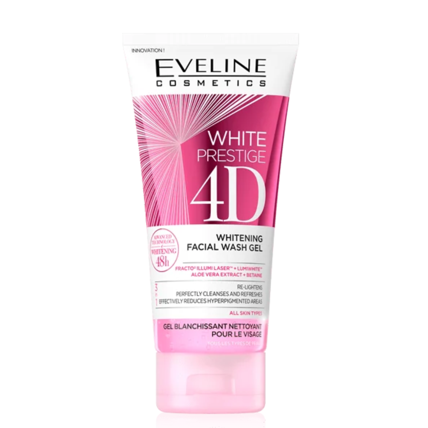 EVELINE White Prestige 4D Whitening Facial Wash Gel