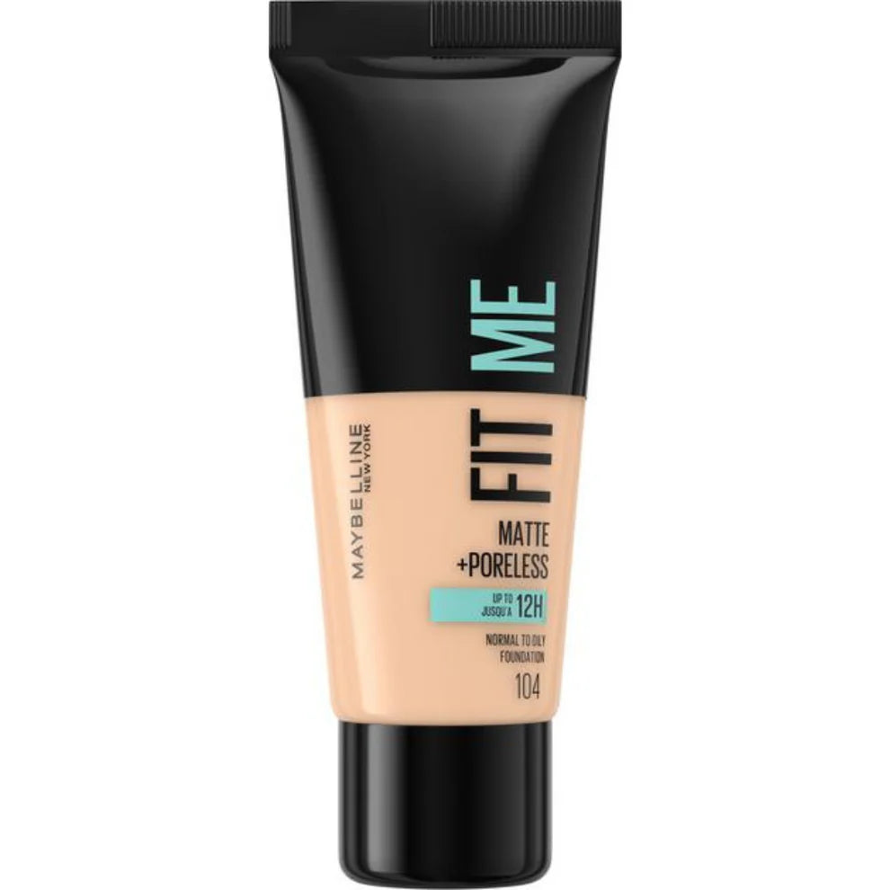 Maybelline Fit Me Matte & Poreless Foundation 104 Soft Ivory 30 Ml
