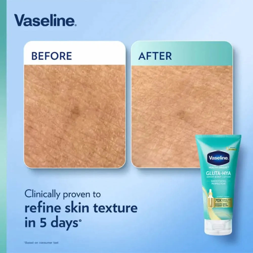 Vaseline Gluta-Hya Serum Burst Lotion Smoothing Perfector