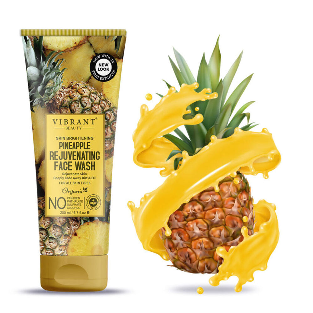 Vibrant Beauty Pineapple Rejuvenating Face Wash 200 Ml