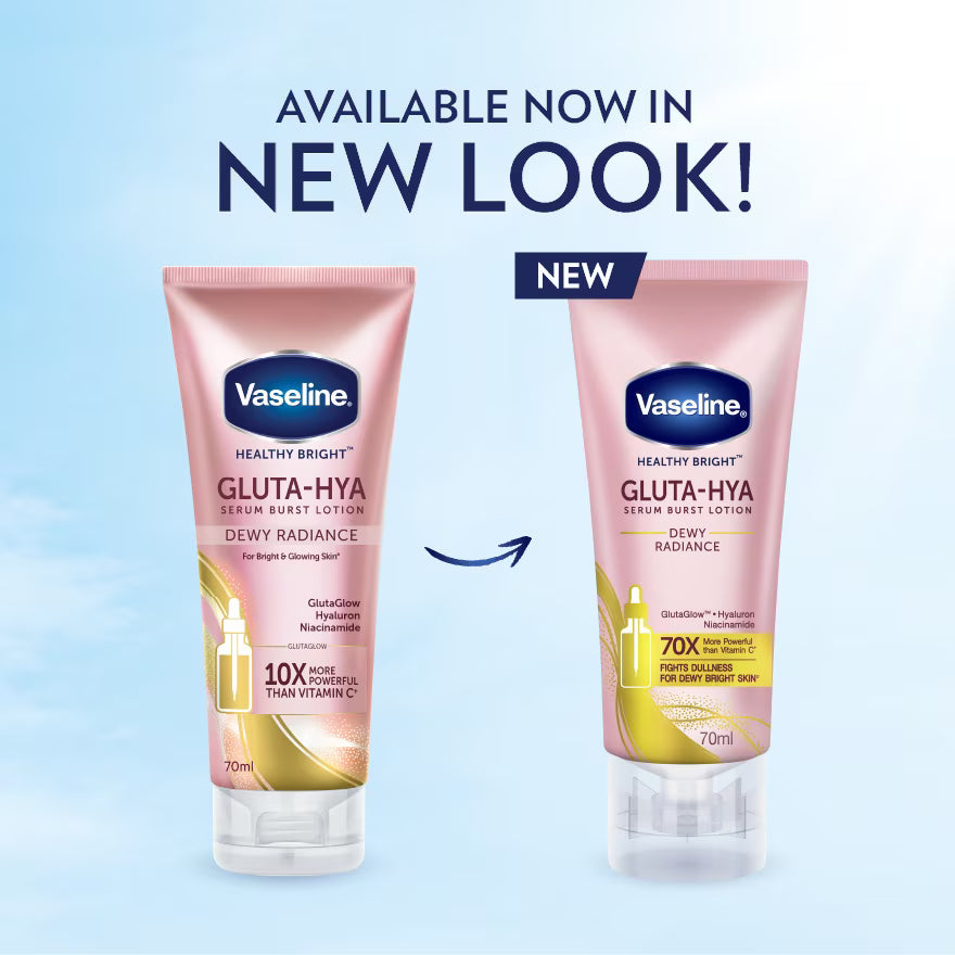 Vaseline Gluta Hya Dewy Radiance Serum Burst Lotion - 300 Ml