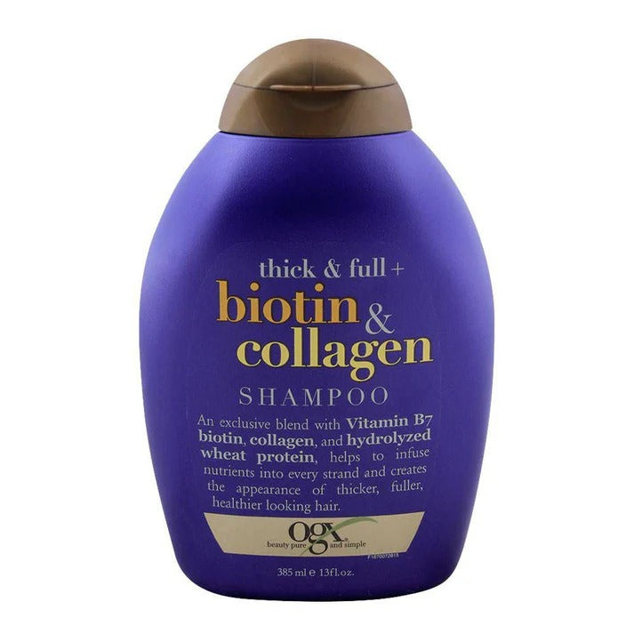 OGX Thick, Full Biotin & Collagen Shampoo - 385ML