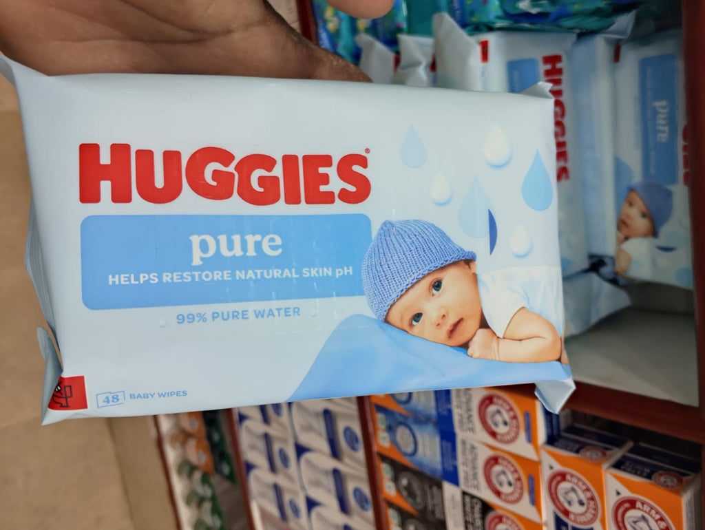 Huggies - Pure Baby Wipes 48 Wipes