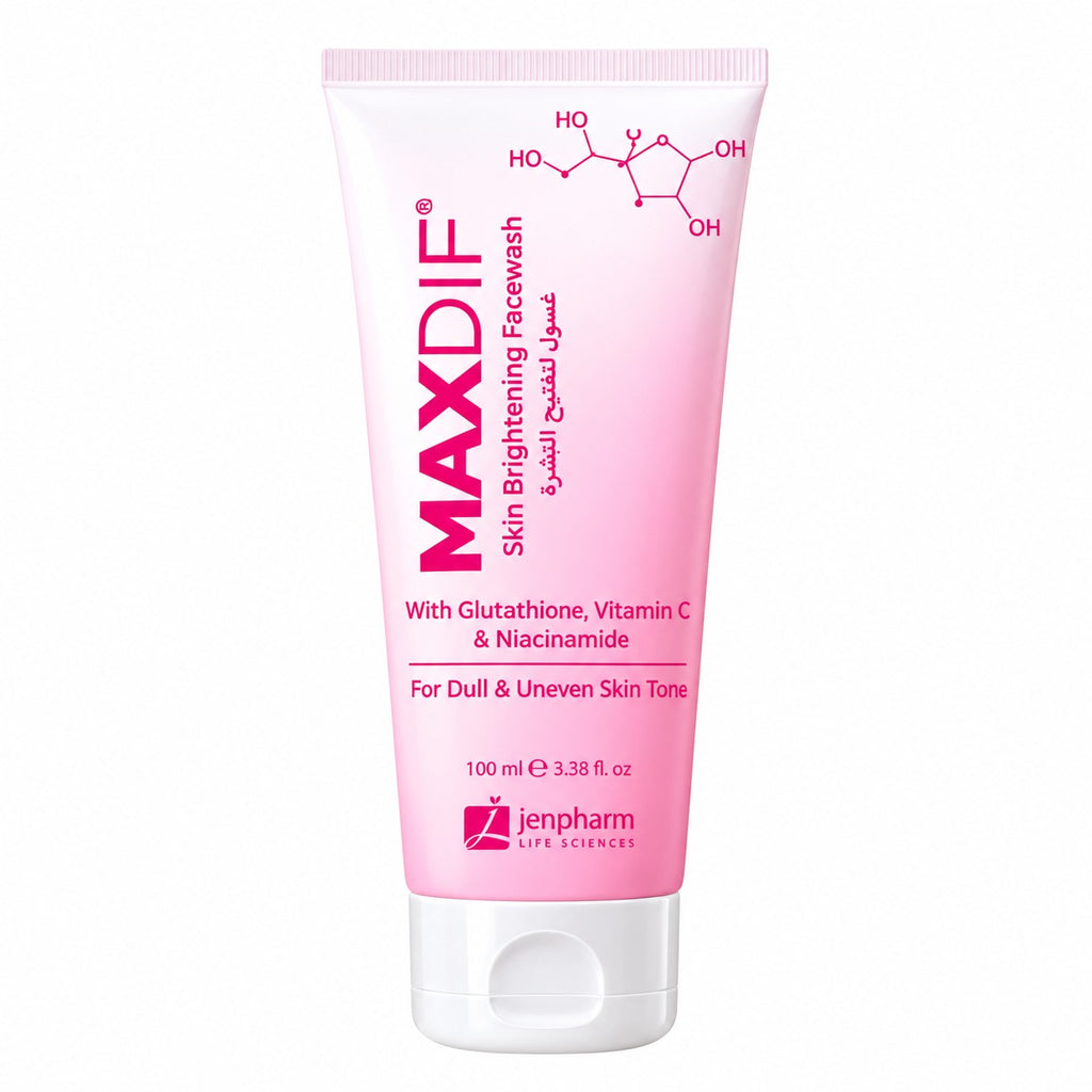 Jenpharm Maxdif Skin Brightening Face Wash - 100ml