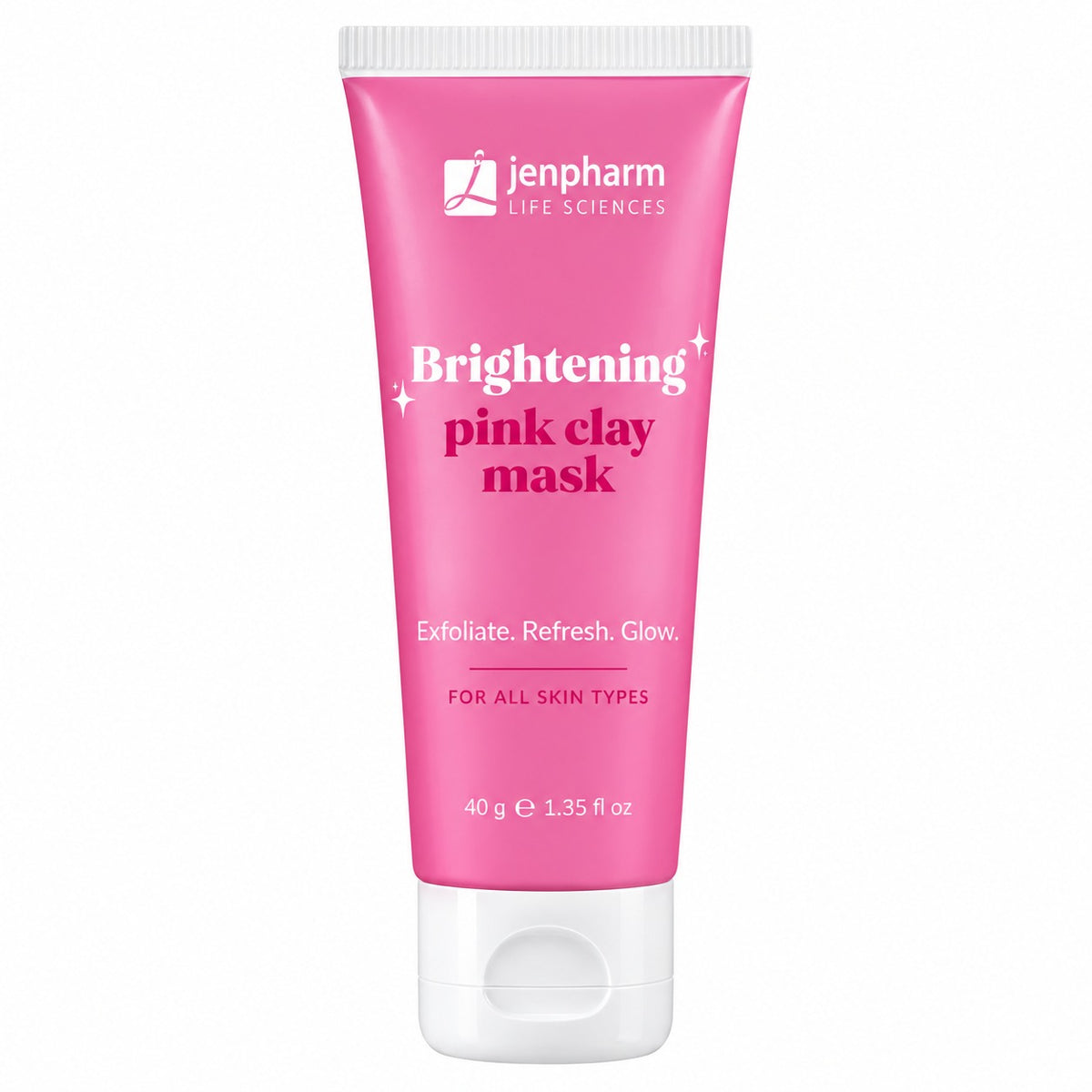 Jenpharm Brightening Pink Clay Mask - 40g