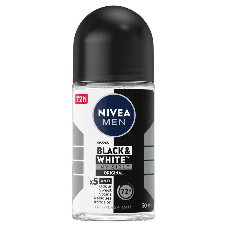 Nivea Black & White Invisible Fresh Roll On - 50 Ml