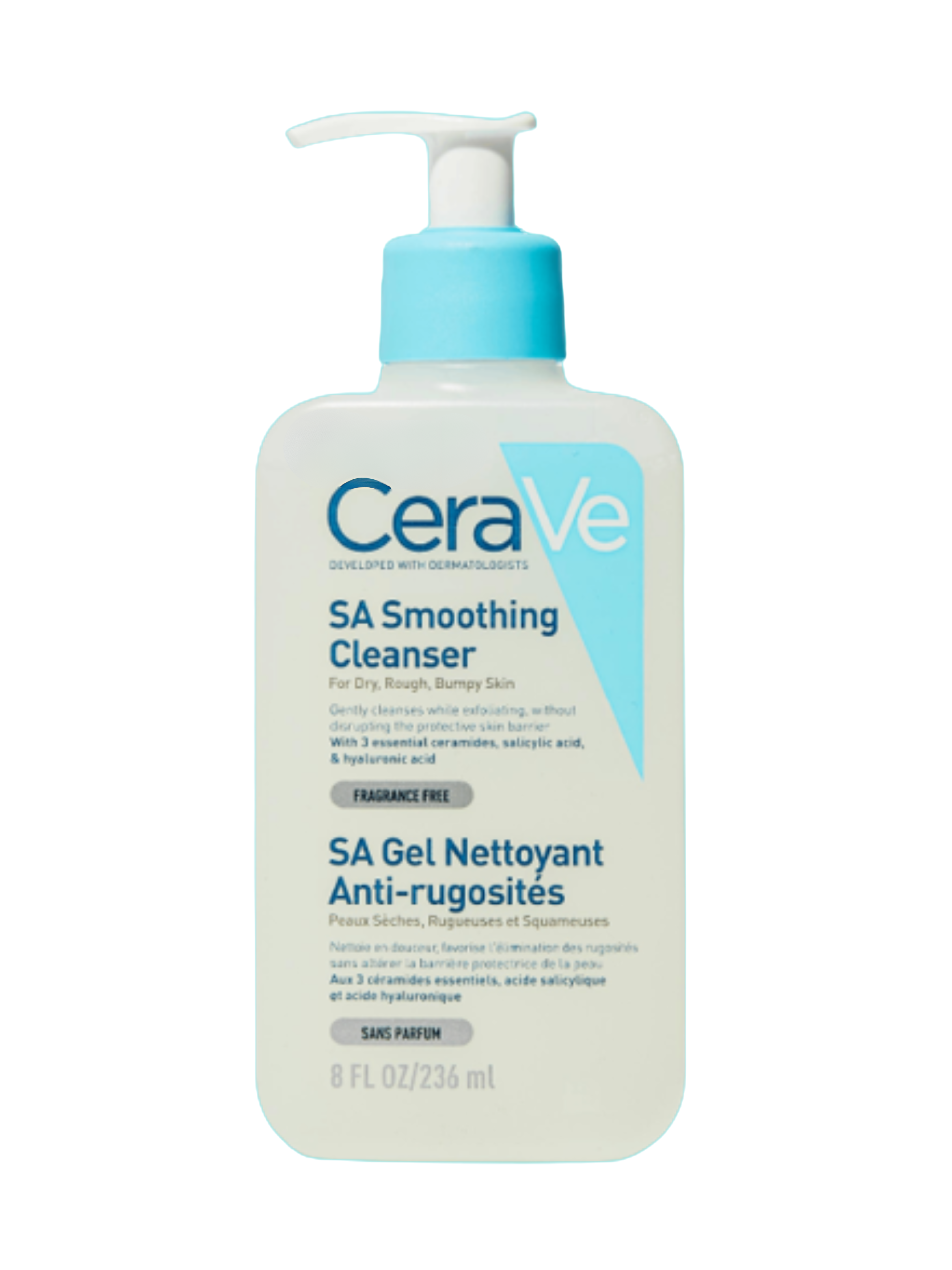 CeraVe SA Smoothing Cleanser For Dry Rough Bumpy Skin 236 Ml