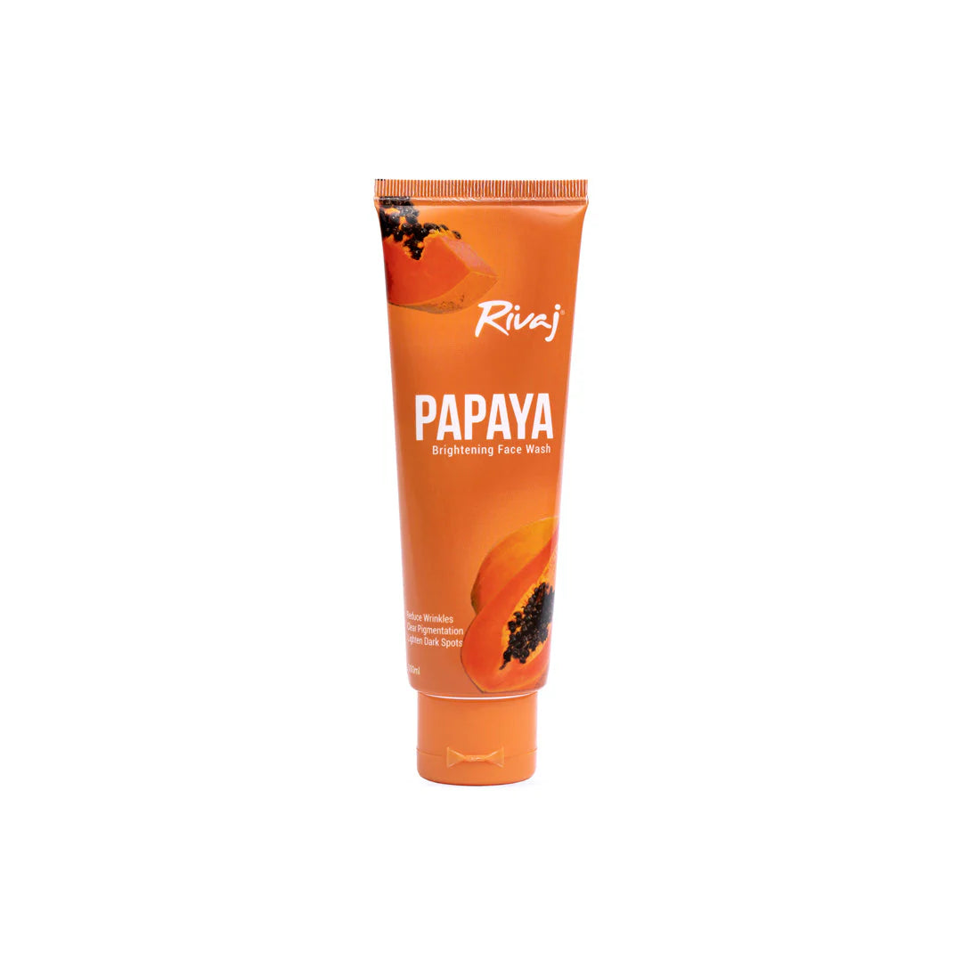 RIVAJ Papaya Brightening  Face Wash 100 Ml