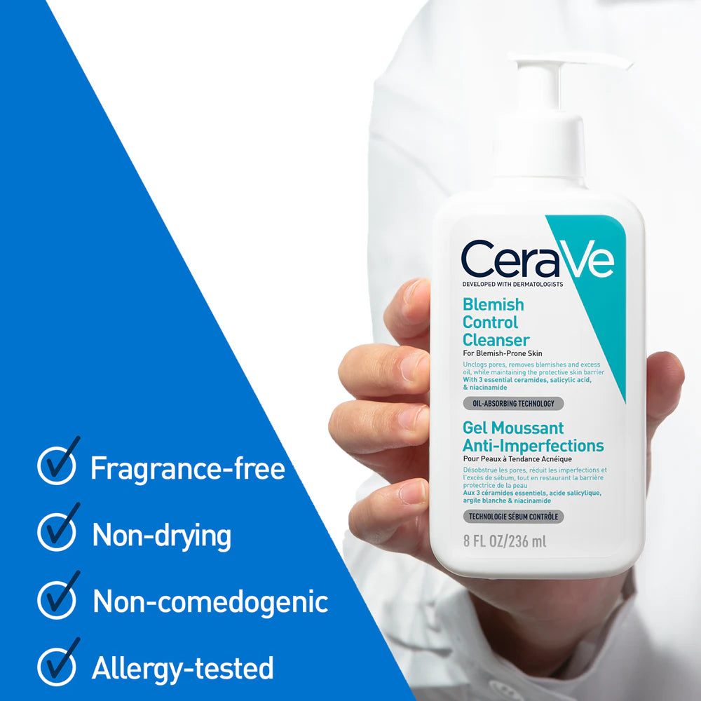 CeraVe Blemish Control Cleanser Cleansing Gel 236 Ml
