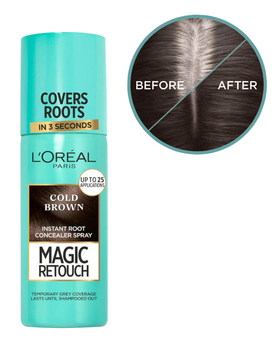 Loreal Magic Retouch Concealer Spray Cold Brown 75 Ml