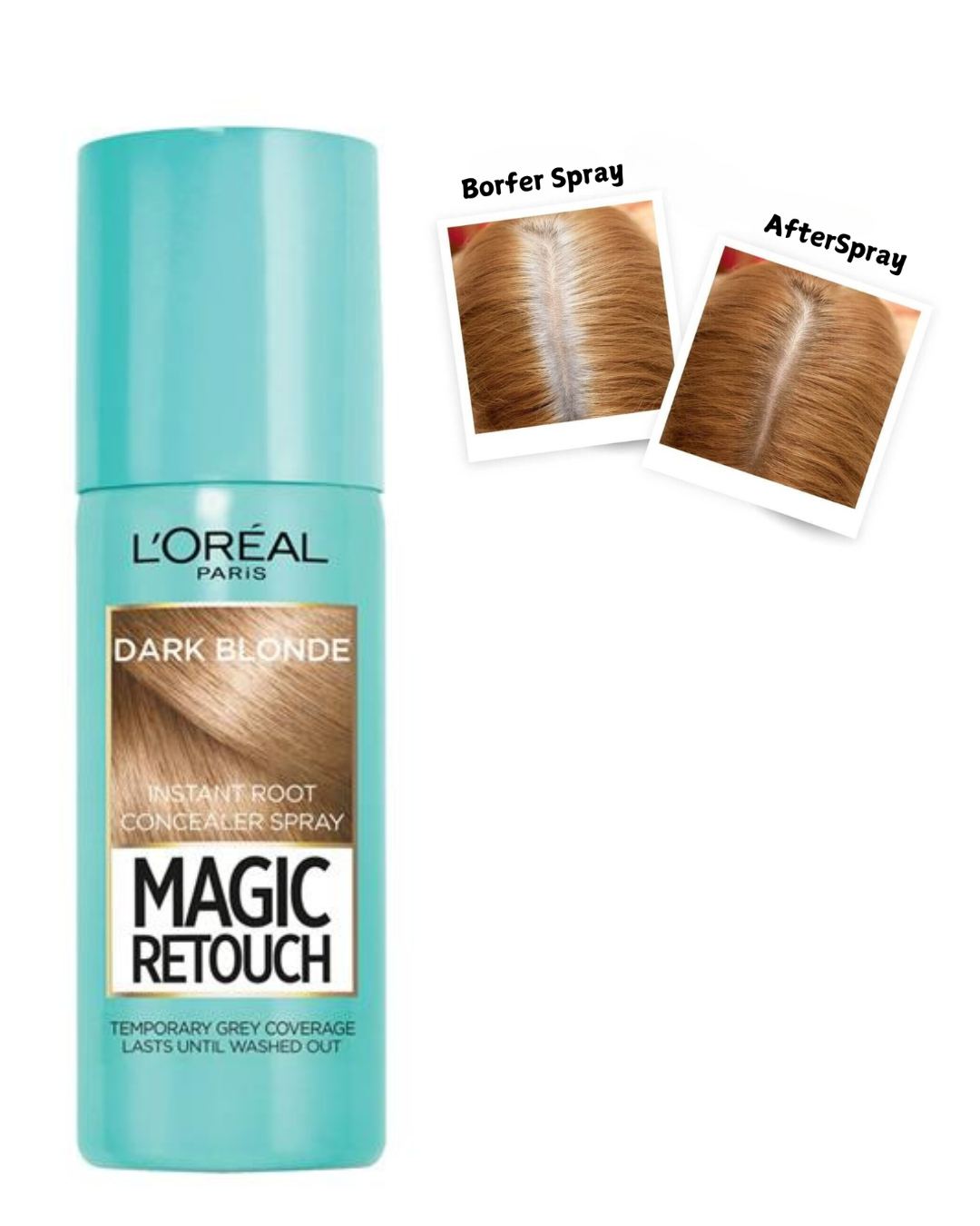 Loreal Magic Retouch Concealer Spray Dark Blonde 75 Ml