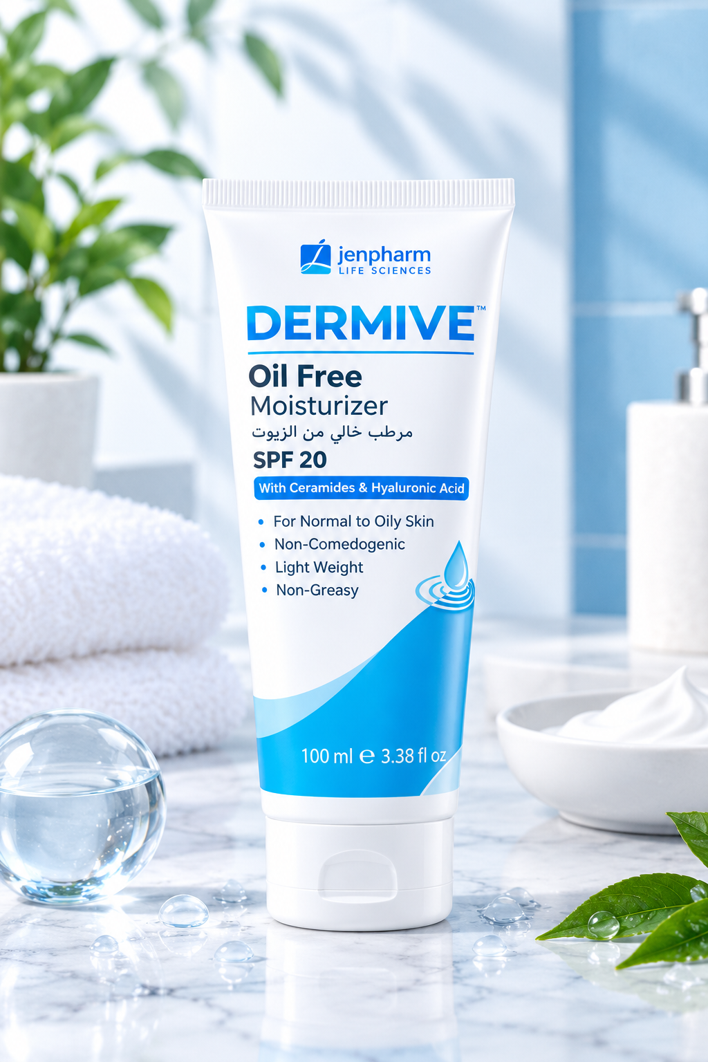 Jenpharm Dermive Oil Free Moisturizer - 100ml