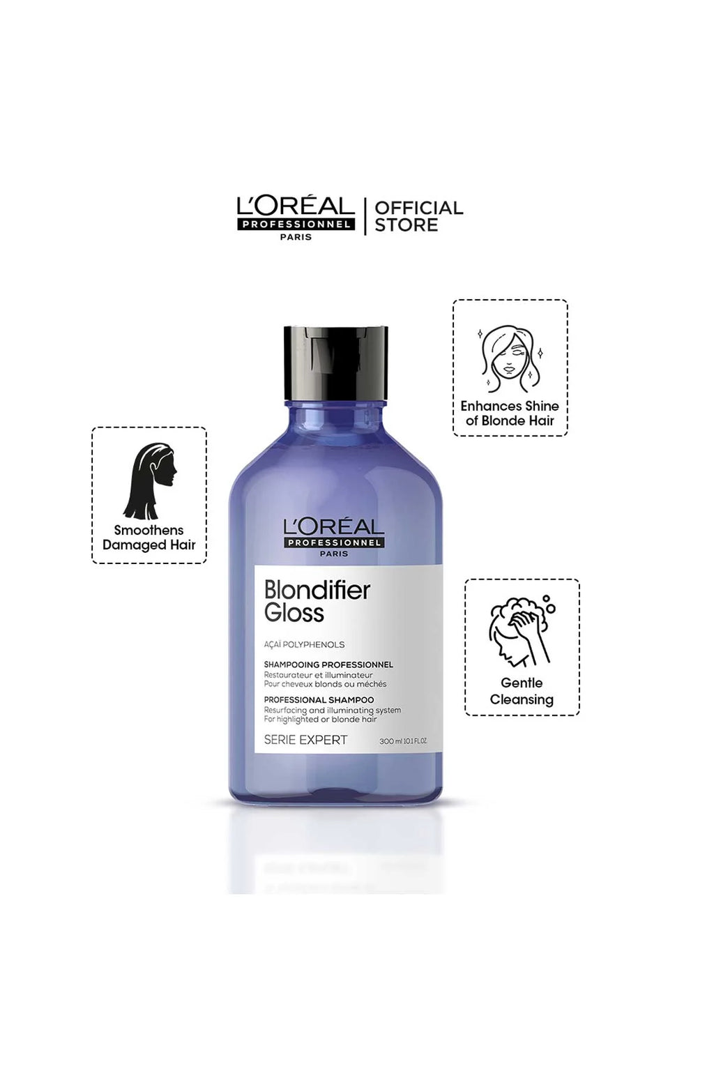 Loreal Professionnel Serie Expert Blondifier Gloss Shampoo 300 Ml