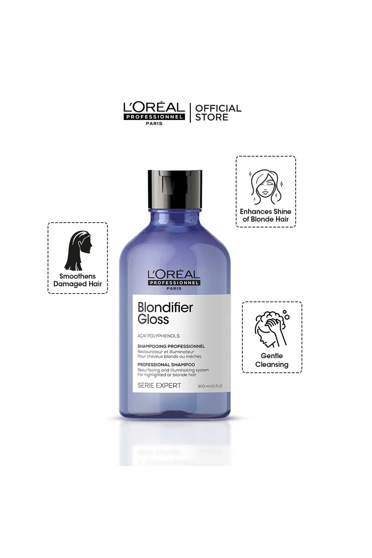 Loreal Professionnel Serie Expert Blondifier Gloss Shampoo 300 Ml