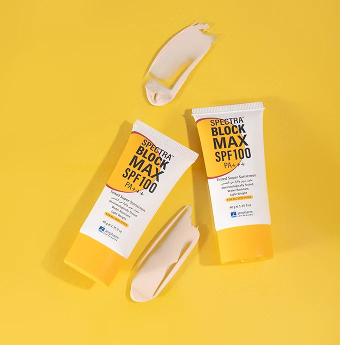 Jenpharm Spectra Block Max Tinted Super Sunblock Cream - 40g