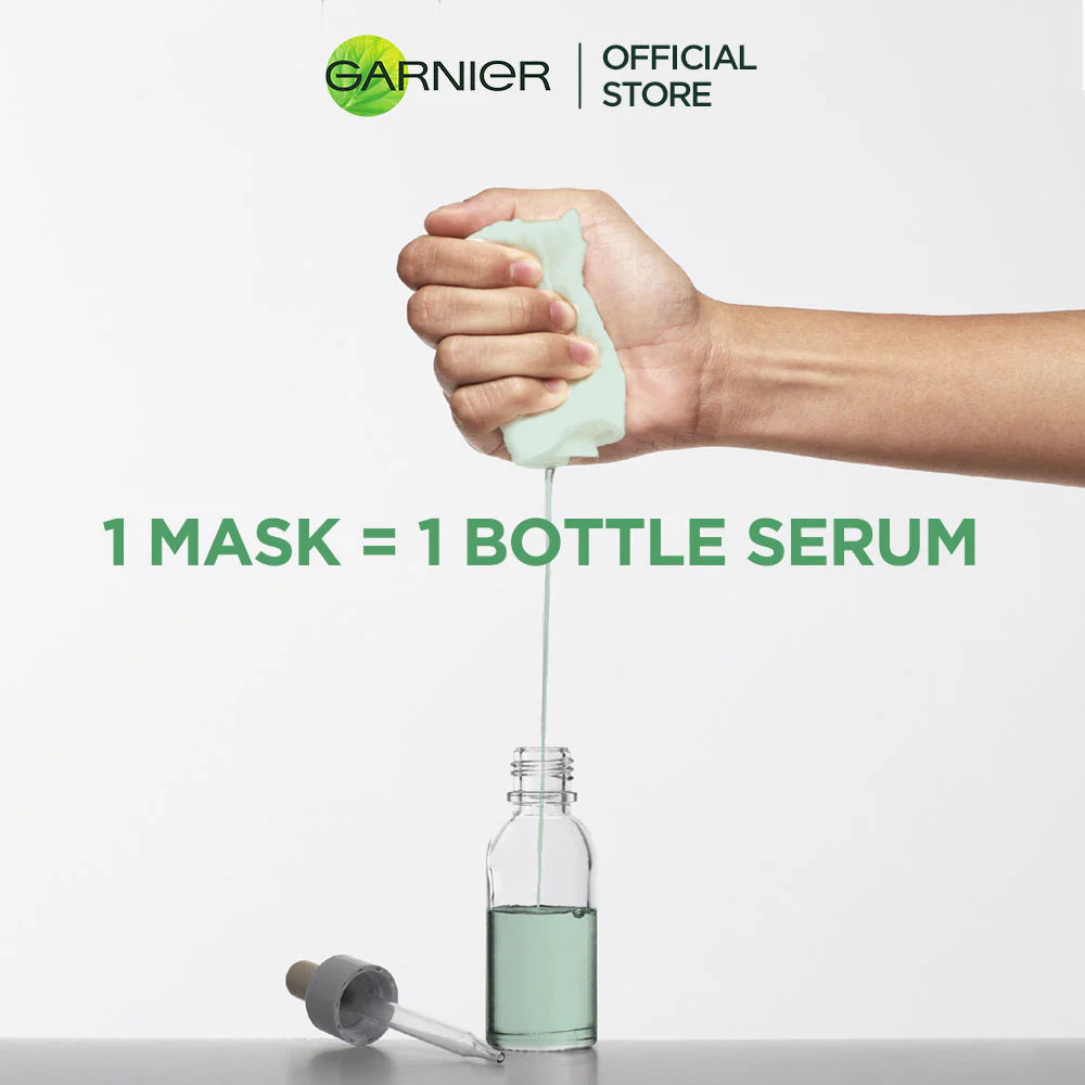 Garnier Hydra Bomb Green Tea Sheet Mask 28g