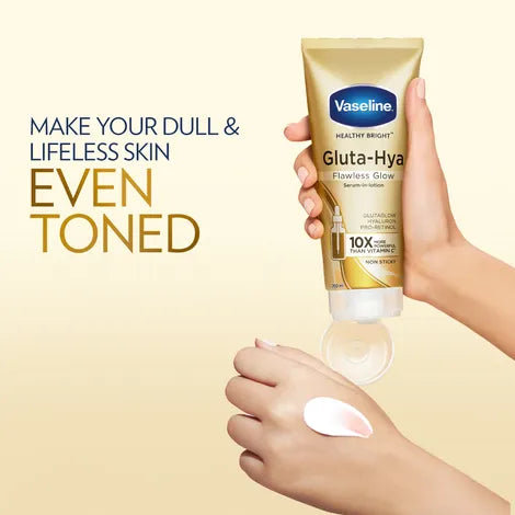 Vaseline Gluta Hya Flawless Glow Lotion - 300 Ml
