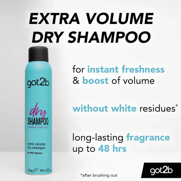 Schwarzkopf got2b Extra Fresh Dry Shampoo Extra Volume - 200 Ml