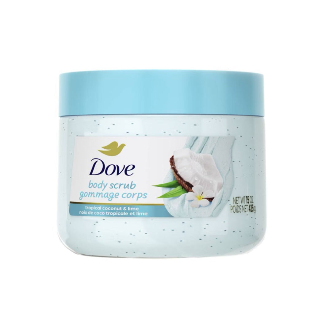 Dove Tropical Coconut & Lime Body Scrub - 425g